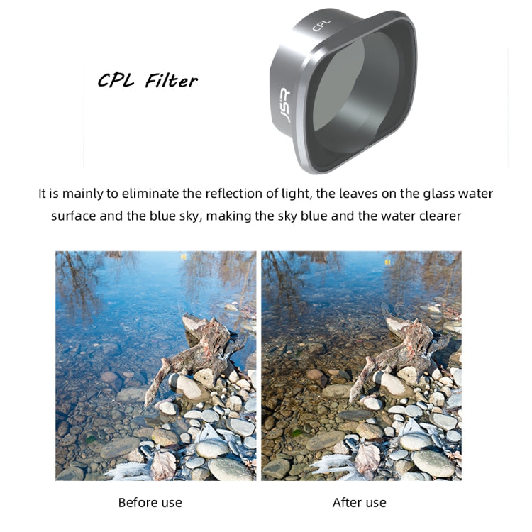 JUNESTAR  Drone Filters For DJI FPV COMBO ,Model:, UV+CPL+ND4/8/16/32, UV+CPL+ND8/16/32/64+STAR+Night