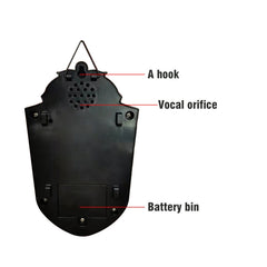 Halloween One-eyed Doorbell Glowing Horror Sound Decoration Pendant, Black, White, Green Eye Spider, Red Eye Spider
