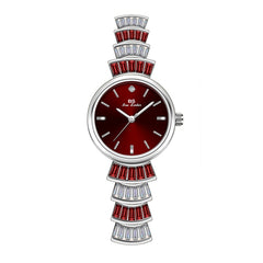 BS Bee Sister  FA1700 Diamond Inlaid Ladies Watch Symphony Wrist Watch, Golden Red, Silver -red, Golden Green, Silver Green