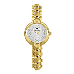 BS Bee Sister FA1691  Ladies Diamond Watch Jewelry Chain Watch, Gold, Silver, Golden Silver