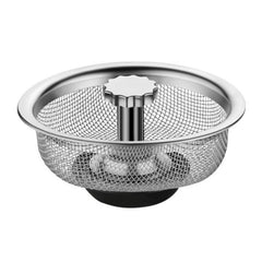 Anti-clogging Stainless Steel Filter For Kitchen Sink Sewer, Random Handle Style Delivery, Dense Net Filter