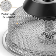 Anti-clogging Stainless Steel Filter For Kitchen Sink Sewer, Random Handle Style Delivery, Dense Net Filter