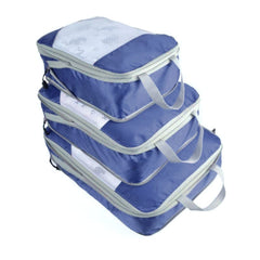 3 PCS/Set Travel Waterproof Compression Clothes Storage Bag, Orange With Net, Nevy With Net, Pink With Net, Red With Net, Green With Net, Gray With Net, Black With Net, Gray Without Net, Black Without Net, Red Without Net, Blue Without Net             ...