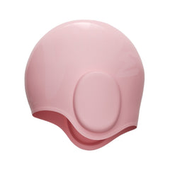 WAVE Waterproof Solid Color Ear Guard Silicone Swimming Cap, White, Pink, Black, Pink Blue, Rose Red, Colorful Blue, Childrens White, Childrens Pink, Childrens Pink Blue, Long Hair Pink Purple, Long Hair Black