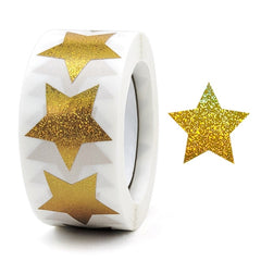 Colorful Stars Thank You Stickers Gift Wrap Decorative Sealing Stickers, 25mm