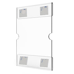 2 PCS 4x6 Inch Wall Mounted Acrylic Signage Bracket Wall Photo Frame, Wall Photo Frame