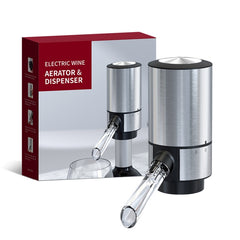 Electric Red Wine Decanter Dispenser,Style:, Black ABS, Red ABS, Stainless Steel, Stainless Steel With Base