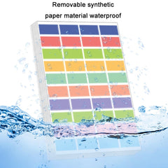 5 Packs Children Colorful Square Label Classification Stickers, Colorful Square Label