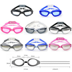 HAIZID HD Anti-fog Waterproof Myopia Swimming Goggles, Myopia 600 Degrees, Myopia 700 Degrees, Myopia 800 Degrees