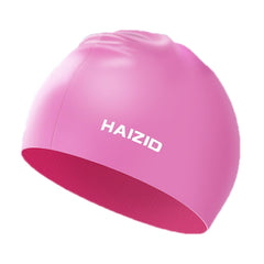 HAIZID Silicone Waterproof Oversized Swimming Cap, Pink 60g
