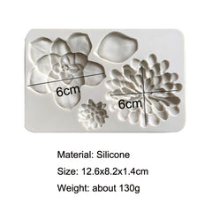 Big Flower Chocolate Fondant Cake Silicone Mold, Big Flower