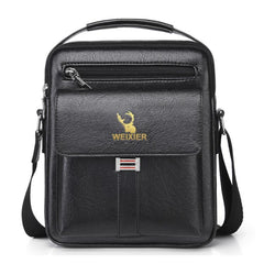WEIXIER D245 Men Business Bag Large Capacity Shoulder Backpack, D245 Black, D245 Light Brown, D245 Dark Brown