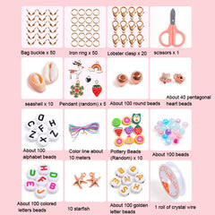 25 Grid 6mm Soft Ceramic Bead Flakes DIY Bracelet Necklace Making Materials, 25 Grid