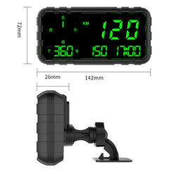GPS Head-up Display Speed Mileage Compass Car General, C3012 GPSHUD