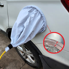 New Energy Vehicle Charging Port Waterproof Protective Cover, Color:, Transparent, Black, Gray White, Silver, Bear Pink, Bear Blue