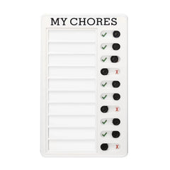 Wall Hanging Checklist Memo Boards Adjustable Checklist Board,Style: Blank Paper Card, My Chores, Without Logo, Blank Paper Card
