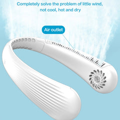 Lazy Hanging Neck Fan Bladeless Silent Sports Fan,Model:, T36 Black 3000 mAh, A306 Four -core 4000 mAh Pink