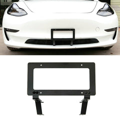 Punch-free Front License Plate Holder American License Plate Bracket, For Tesla Model 3, For Tesla Model Y
