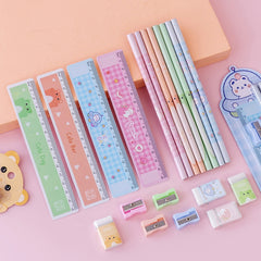 10 Sets Primary School Students Pencil Stationery School Supplies Set, A830
