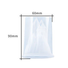 D581 DIY Crystal Drops 3D Castle Silicone Mold, D581