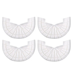 2 Pairs Thickened Rubber Sole Heel Wear-Resistant Non-Slip Patch, 37-38cm, 39-40cm