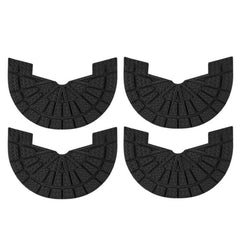 2 Pairs Thickened Rubber Sole Heel Wear-Resistant Non-Slip Patch, 41-42cm, 43-44cm