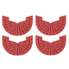 2 Pairs Thickened Rubber Sole Heel Wear-Resistant Non-Slip Patch, 41-42cm, 43-44cm