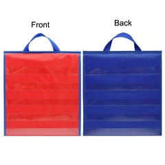 Children Educational Early Education Foldable Desktop Teaching Pocket Chart, Pocket Chart