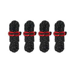 CLS Outdoor Camp Reflective Wind-Proof Camping Support Rod, 4 PCS / Set White Non-reflective, 4 PCS / Set Yellow, 4 PCS / Set Red, 4 PCS / Set Black, 4 PCS / Set Army Green
