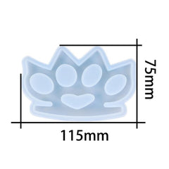 D650 DIY Drop Mold Defense Finger Tiger Silicone Mold, 2 PCS D650 01, 2 PCS D650 02