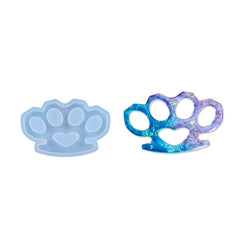 D650 DIY Drop Mold Defense Finger Tiger Silicone Mold, 2 PCS D650 01, 2 PCS D650 02