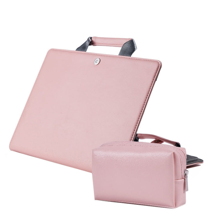 Laptop Bag Protective Case Tote Bag For MacBook Pro 15.4 inch, Black, Dark Gray, Pink, Dark Green, Black + Power Bag, Dark Gray + Power Bag, Pink + Power Bag, Khaki + Power Bag, Ink Green + Power Bag