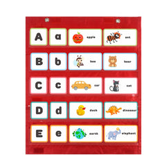 Whiteboard Magnet Hanging Bag Teaching Supplies, Blue, Red, Yellow, Green