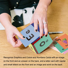 Recognize Color Alphabet Graphic Cards Dice Card, Dice Card