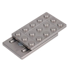 FS01 Stainless Steel Metal Magnetic Push Card Decompression Toy Fingertip Gyro, A Model