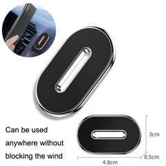 Q10 Car Dashboard Magnetic Suction Mini Mobile Phone Holder, Black, Silver, Gold