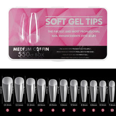Scratch-free Ultra-thin Seamless Manicure Nail Plate, Shape:, 01 Frosted T Type, 02 Half Sand Water Droplets, 03 Half Sand Short Ballet, 04 Half Sand Short Water Drop, 05 Denim, 06 Long Denim, 07 Long Ballet, 08 Long Arc, 09 Long Water Pipe            ...