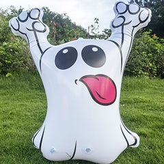 Halloween Bar Haunted House Shopping Mall Inflatable Decoration, 16 Inch Not Glowing Eyeball, 16 Inch Glowing Pumpkin, 16 Inch Glowing Eyeball, 55cm Glowing Skull, 72CM glowing Ghost