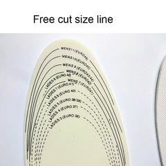 5 Pairs Spring and Summer Men and Women Breathable Shock-absorbing Latex Non-woven Insole