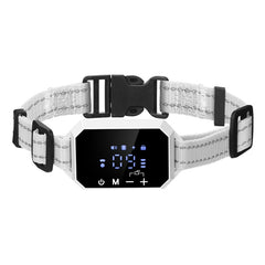 Dog Trainer Electronic Fence Smart GPS Wireless Bark Stop, Black, White
