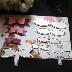 Bow Knot Metal Embossing Cutting Die Set, Bow Knot