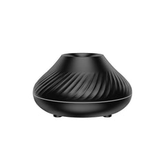 DQ705 Volcanic Flame Aroma Diffuser Essential Oil Lamp Air Humidifier with Color Night Light, DQ705(Black), DQ705(Beige)