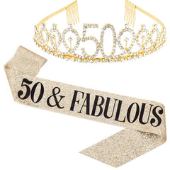 WM-02 Crystal Diamond Birthday Party Wedding Updo Crown, Color: Gold Queen Set1, Rose Gold 50, Gold 50, Gold 60, Blue, Pink