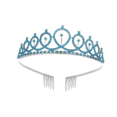 WM-02 Crystal Diamond Birthday Party Wedding Updo Crown, Color: Gold Queen Set1, Rose Gold 50, Gold 50, Gold 60, Blue, Pink