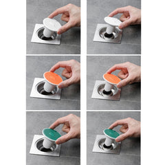 Sewer Deodorant Magnetic Suction Floor Drain Cover, Size:, 3.65cm (White), 3cm (White), 3.65cm (Orange), 3cm (Orange), 3.65cm (Green), 3cm (Green)