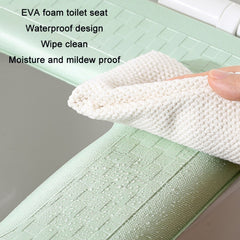 Household Thickened Waterproof Washable Toilet Seat, Pink, Blue, Green, Gray