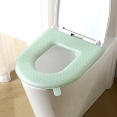 Household Thickened Waterproof Washable Toilet Seat, Pink, Blue, Green, Gray