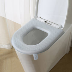 Household Thickened Waterproof Washable Toilet Seat, Pink, Blue, Green, Gray