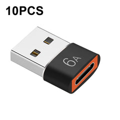 10 PCS HOWJIM HJ003 Type-C To USB3.0 Adapter Support Charging & Data Cable Transfer, HOWJIM HJ003 Silver, HOWJIM HJ003 Black, HOWJIM HJ003 Red