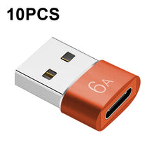 10 PCS HOWJIM HJ003 Type-C To USB3.0 Adapter Support Charging & Data Cable Transfer, HOWJIM HJ003 Silver, HOWJIM HJ003 Black, HOWJIM HJ003 Red